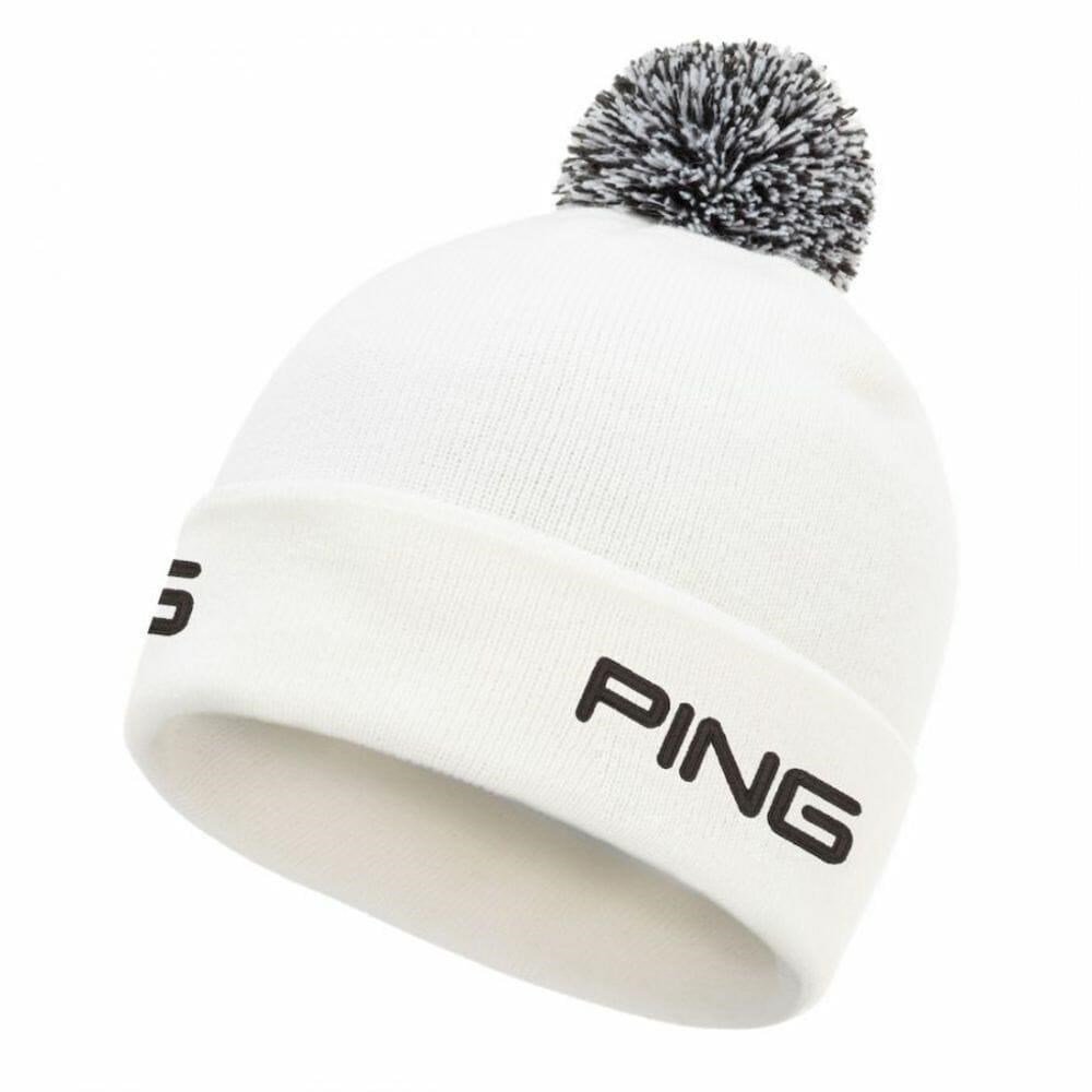 PING Cresting Knit heren wintermuts, wit