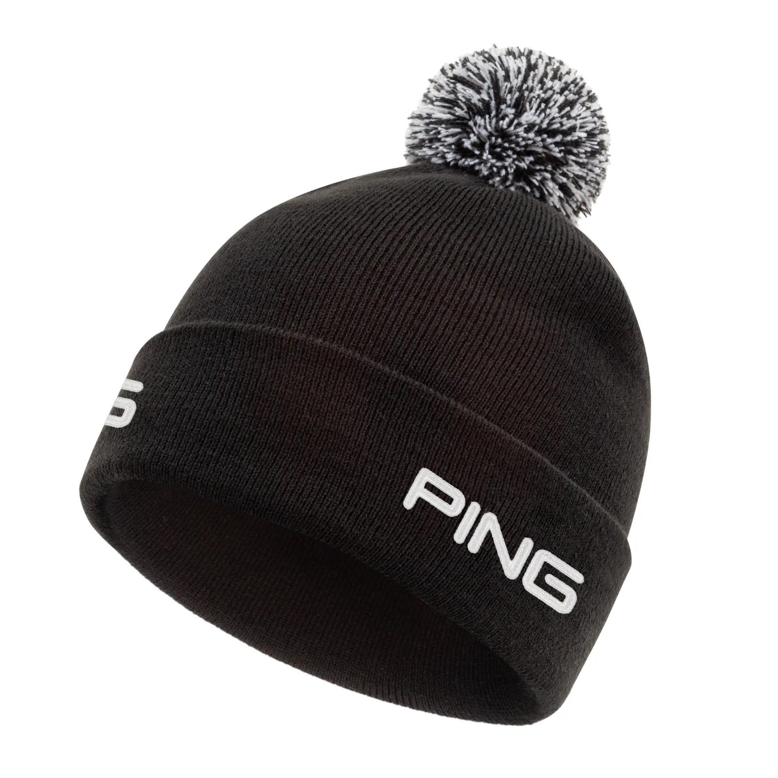PING Cresting Knit heren wintermuts, zwart