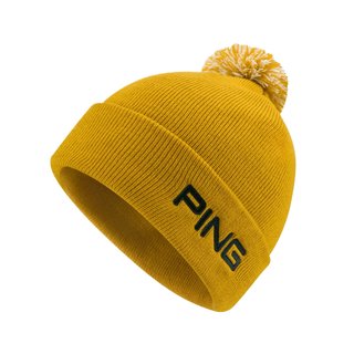 PING Cresting Knit heren wintermuts, sulphur