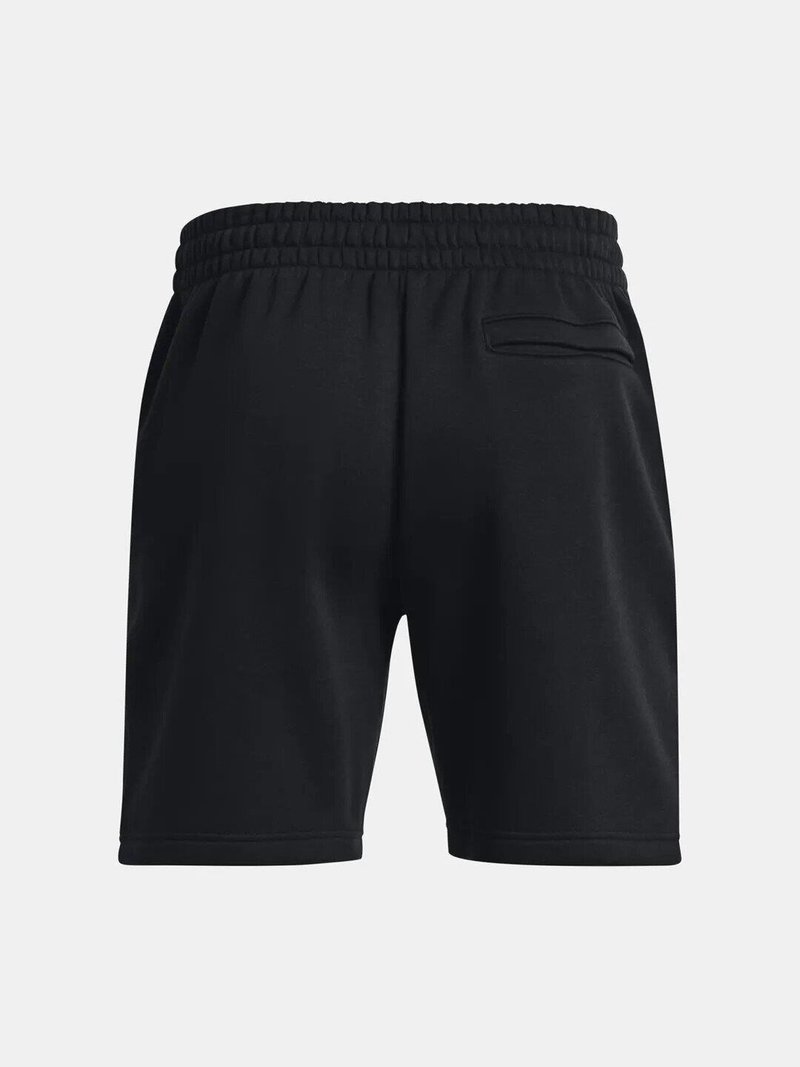 Under Armour Essential Fleece heren shorts, zwart/wit