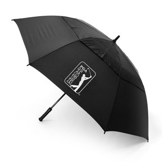 PGA Tour Windproof Double Canopy paraplu 62", zwart