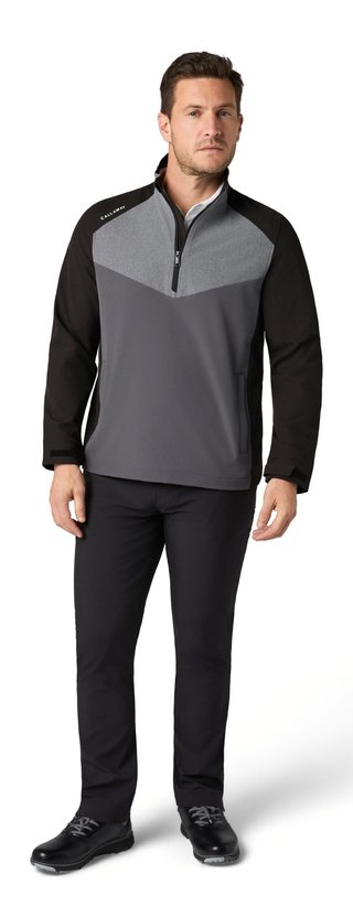 Callaway 1/2 Zip Wind heren windjack, caviar