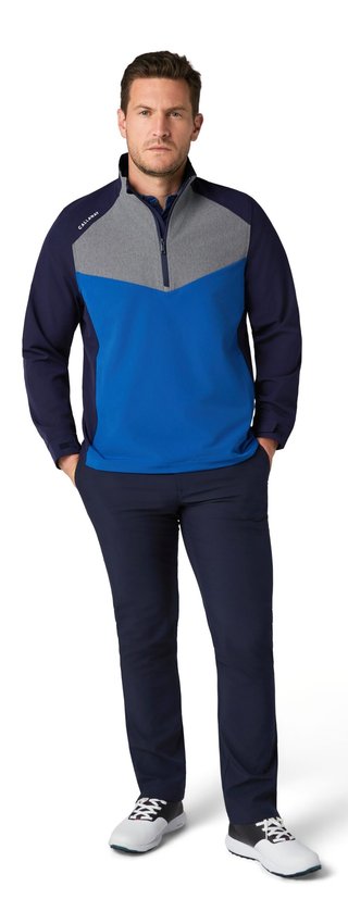 Callaway 1/2 Zip Wind heren jack, peacoat
