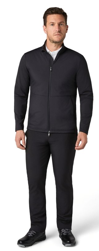 Callaway Mixed Media Full Zip heren jack, caviar