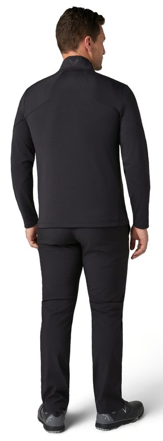 Callaway Mixed Media Full Zip heren jack, caviar