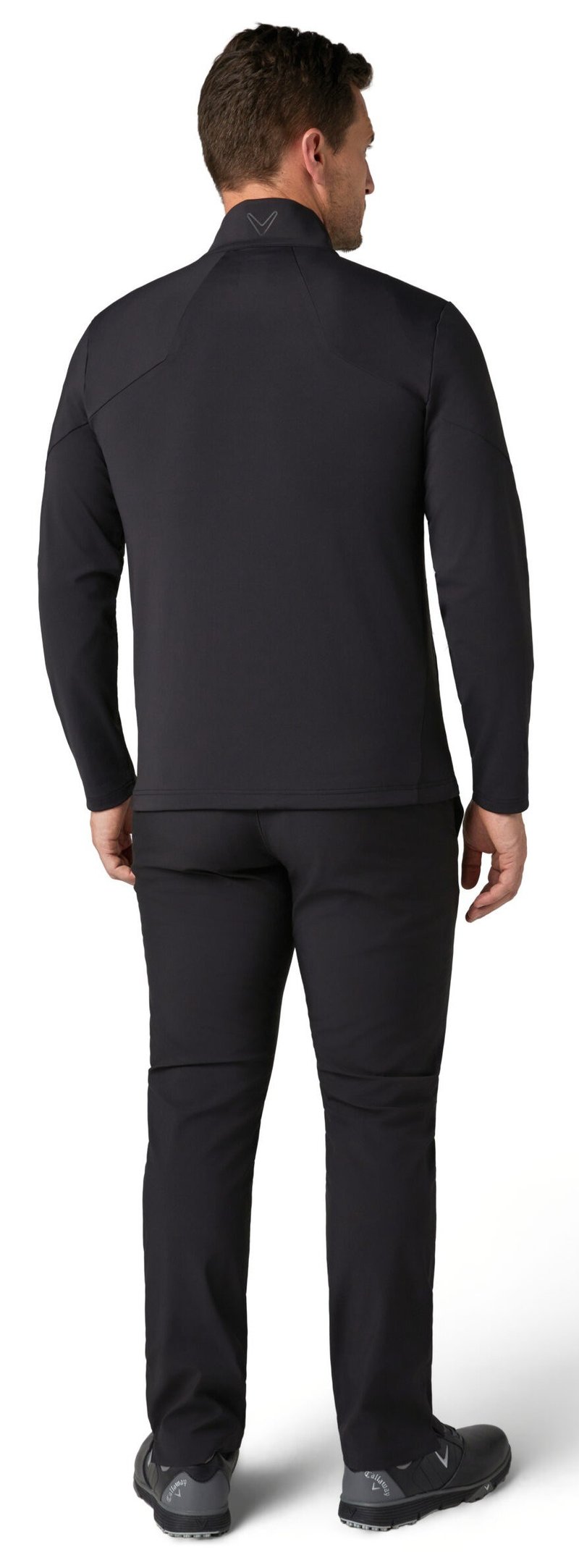 Callaway Mixed Media Full Zip heren jack, caviar