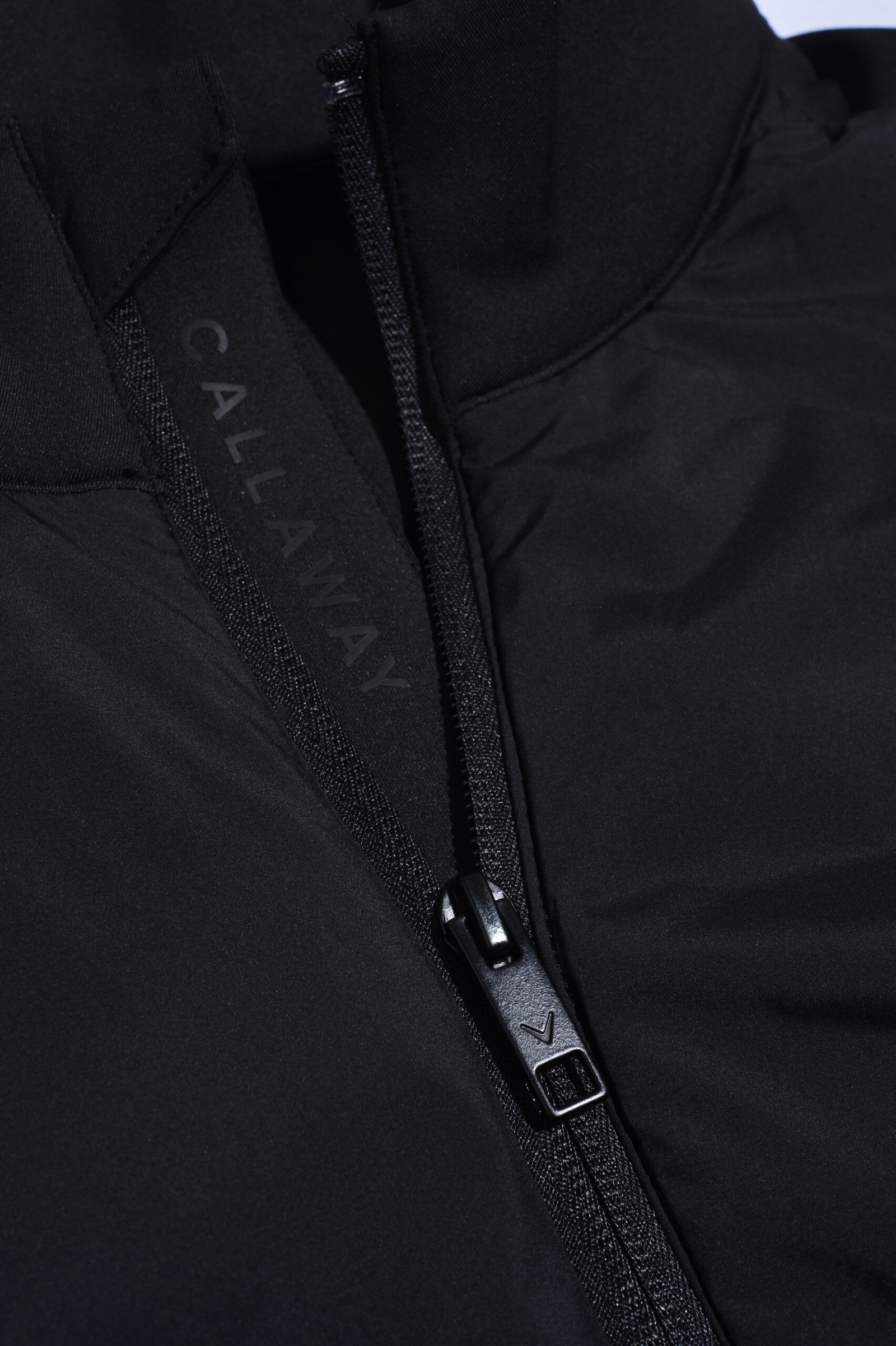 Callaway Mixed Media Full Zip heren jack, caviar