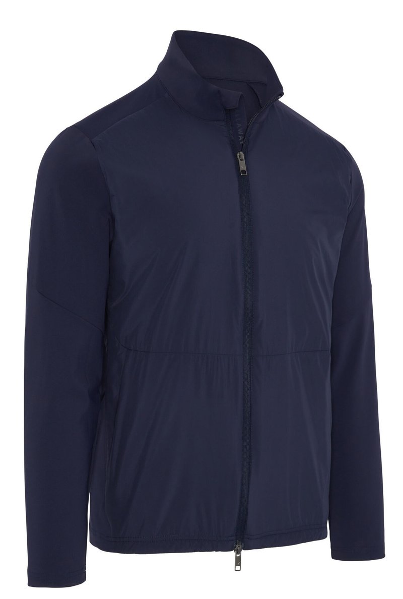 Callaway Mixed Media Full Zip heren jack, peacoat