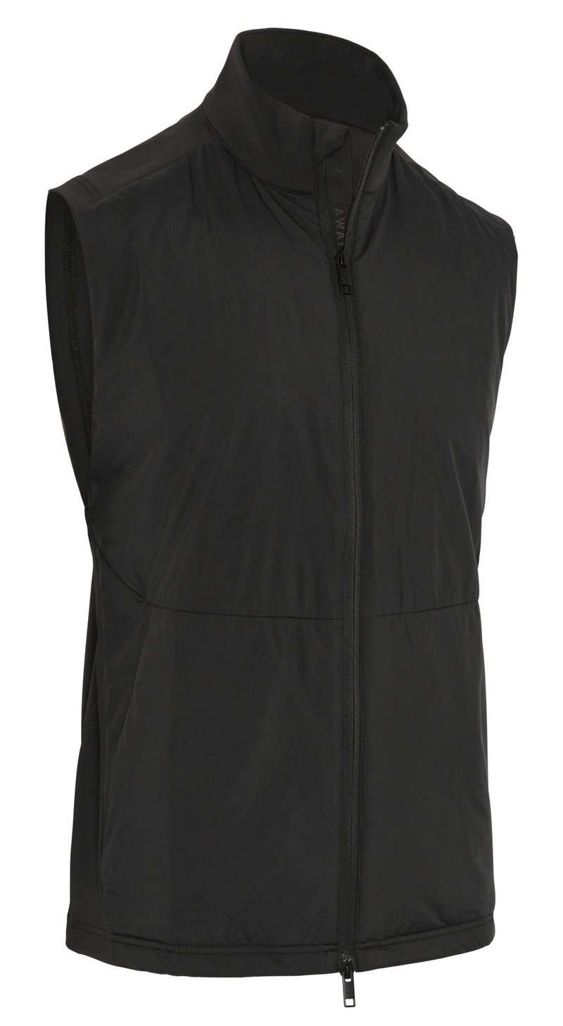 Callaway Mixed Media heren vest, caviar