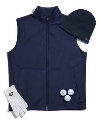 Callaway Mixed Media heren vest, peacoat