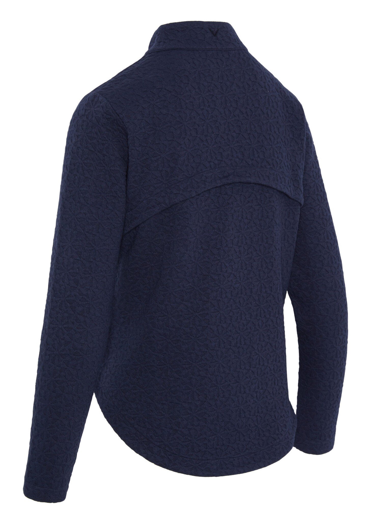 Callaway 1/2 Zip Quilted Knit dames sweatshirt, peacoat