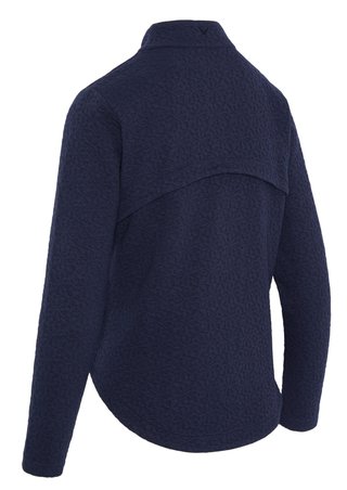 Callaway 1/2 Zip Quilted Knit dames sweatshirt, peacoat
