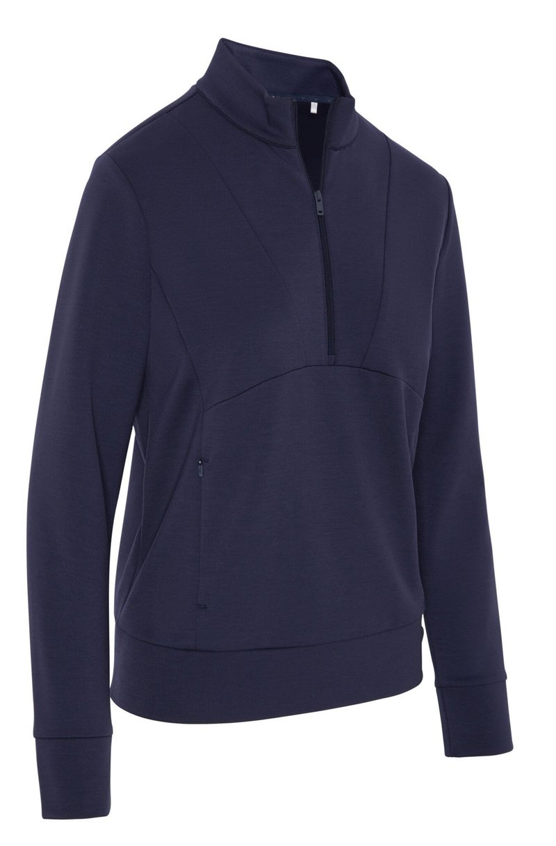 Callaway 1/2 Zip Soft Touch dames sweater, peacoat