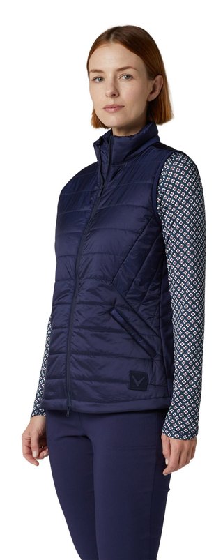 Callaway Quilted Puffer dames vest, peacoat