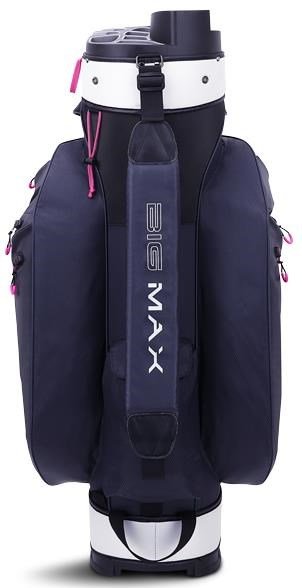 Big Max Dri Lite Silencio 2 Organizer cart bag, steel blue/zilver/fuchsia
