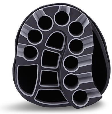 Big Max Dri Lite Silencio 2 Organizer cart bag, steel blue/zilver/fuchsia