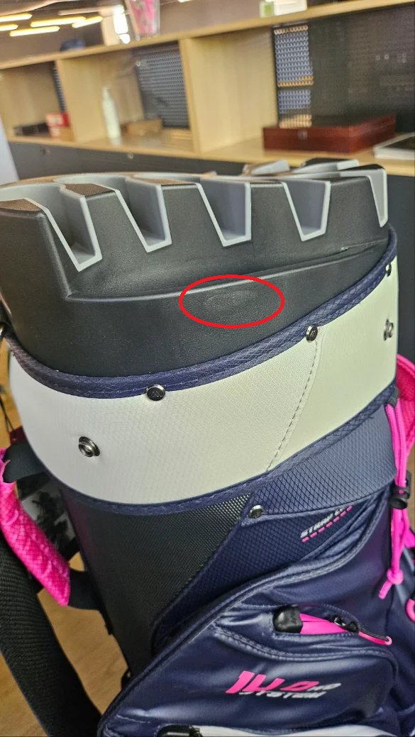 Big Max Dri Lite Silencio 2 Organizer cart bag, steel blue/zilver/fuchsia