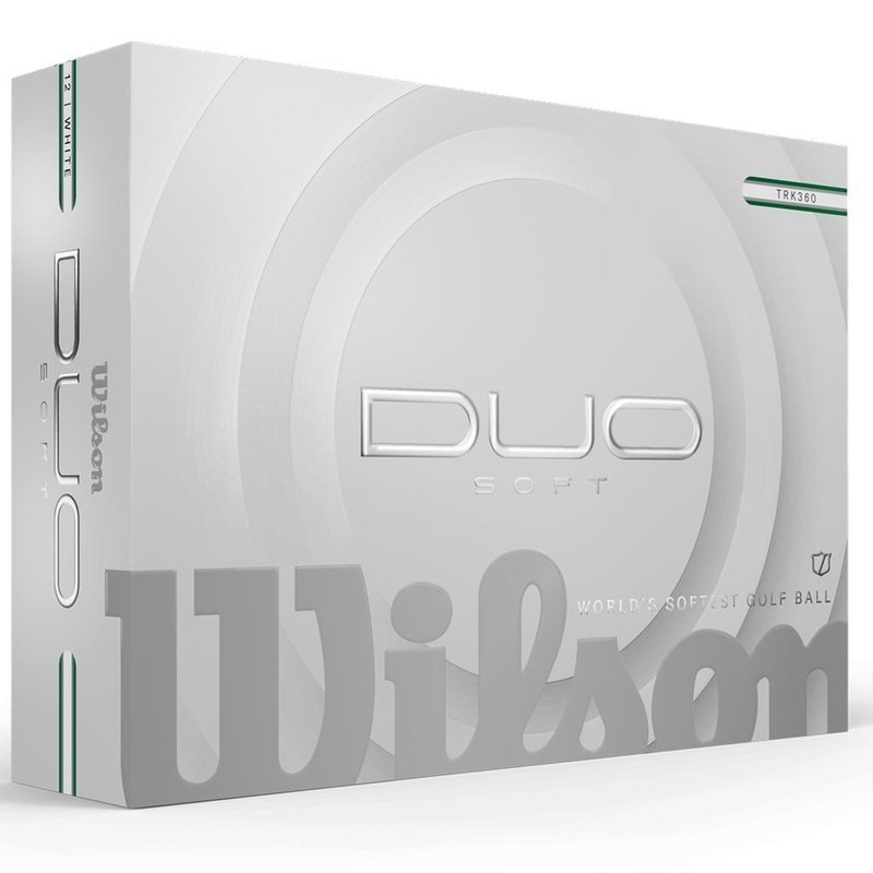 Wilson Duo Soft TRK360 golfballen, groen