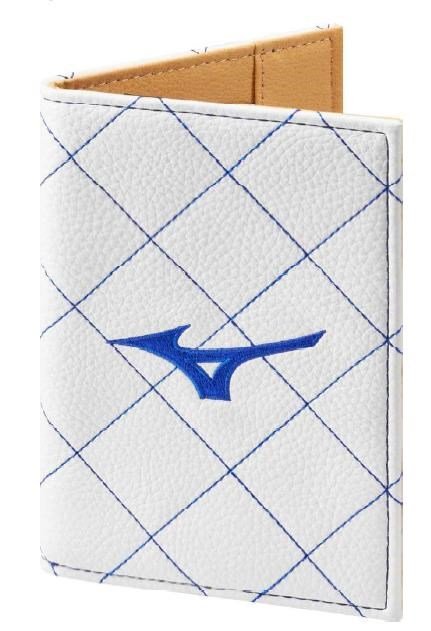 Mizuno Quilted Scorecard Holder, wit