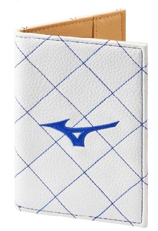 Mizuno Quilted Scorecard Holder, wit