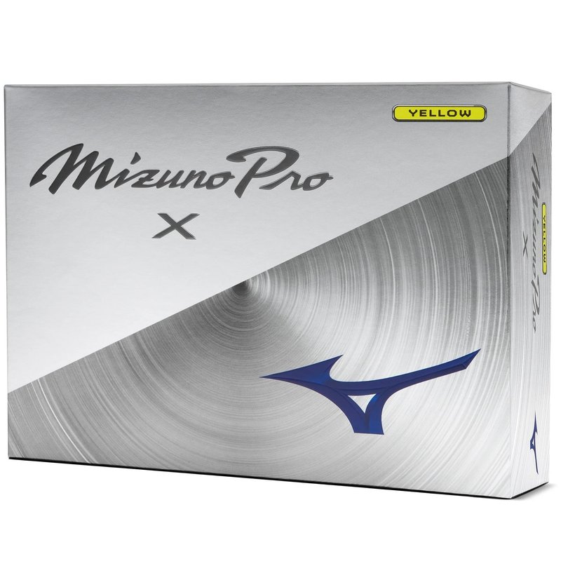 Mizuno Pro X golfballen, geel