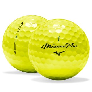 Mizuno Pro X golfballen, geel