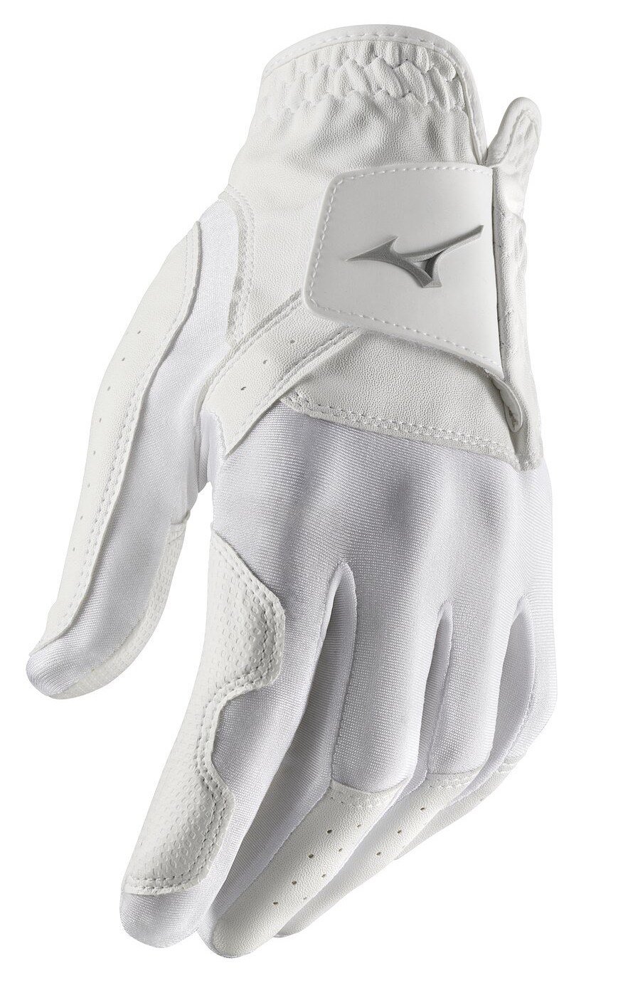 Mizuno Stretch heren golfhandschoen, wit