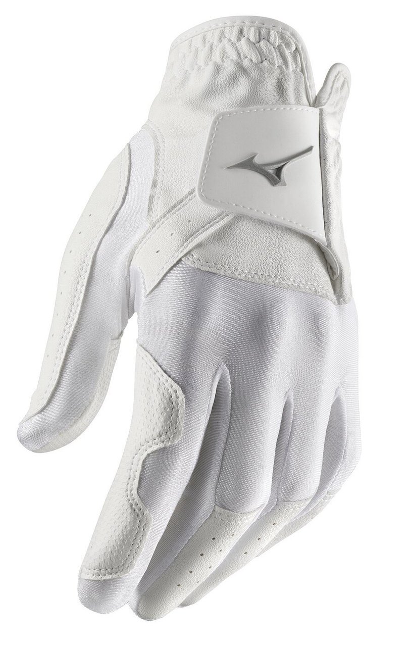 Mizuno Stretch heren golfhandschoen, wit