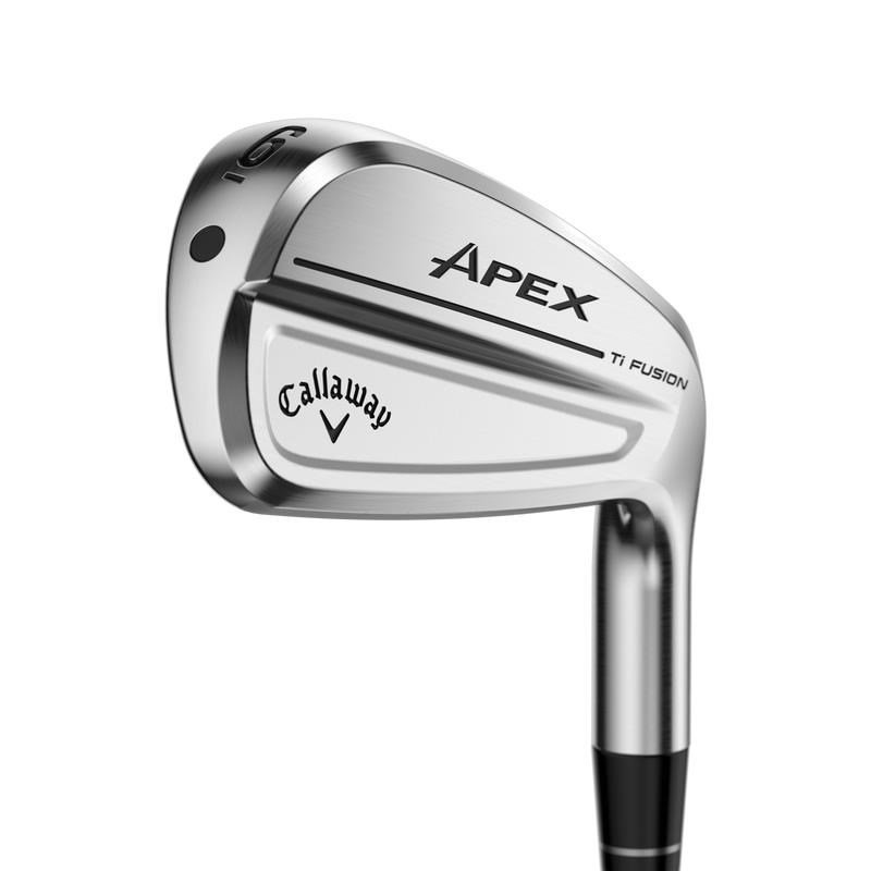 Callaway Apex Ti Fusion 250 Plated heren ijzers, grafiet