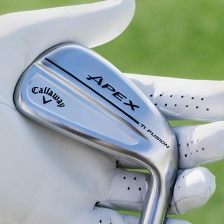 Callaway Apex Ti Fusion 250 Plated heren ijzers, grafiet