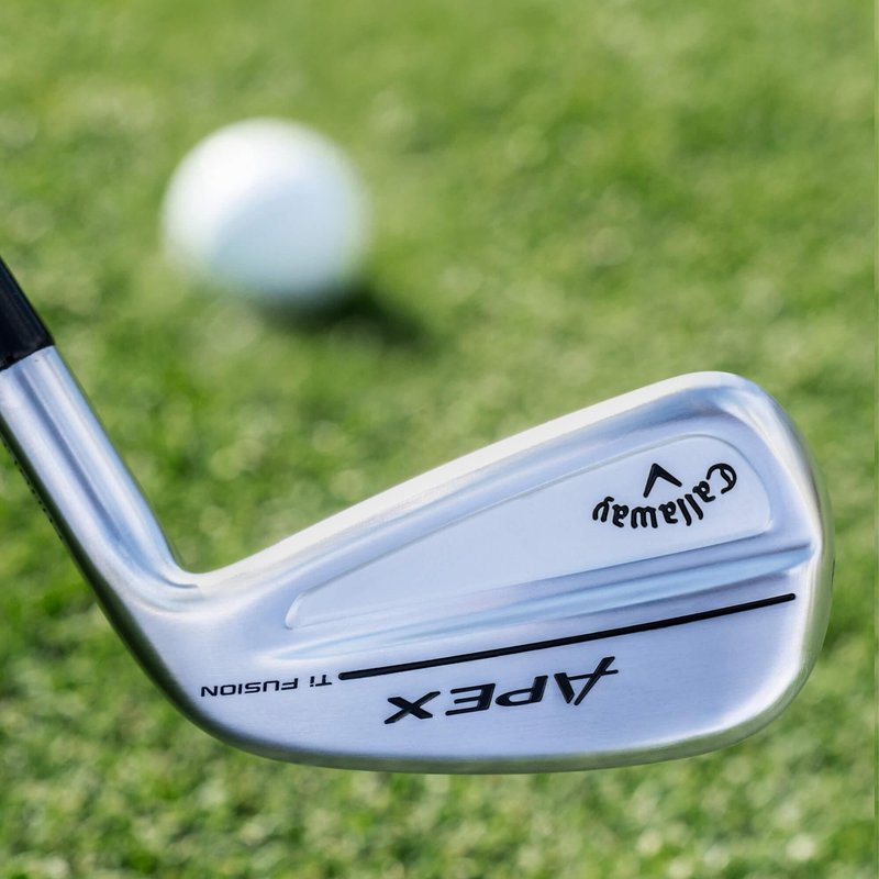 Callaway Apex Ti Fusion 250 Plated heren ijzers, grafiet