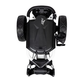 Axglo TriLite T-Flash carbon decor handkar, wit/zwart