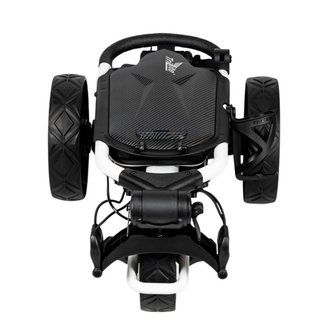 Axglo TriLite T-Flash carbon decor handkar, wit/zwart