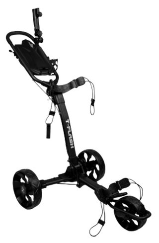Axglo TriLite T-Flash carbon decor manuele trolley, zwart/zwart