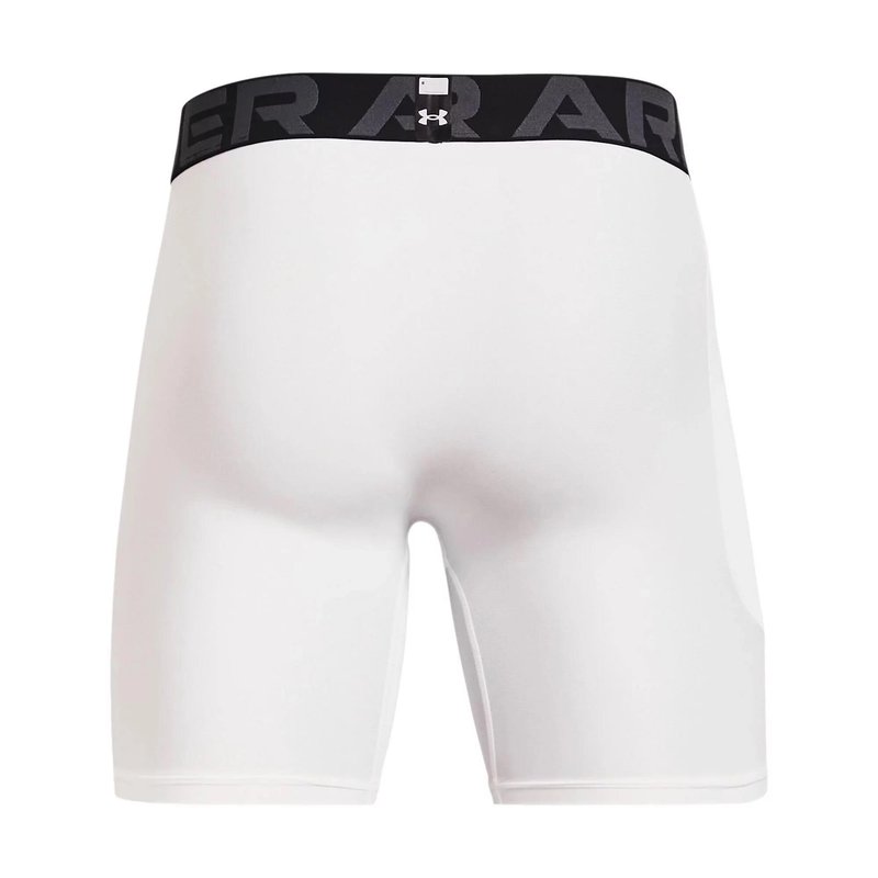 Under Armour HeatGear Shorts heren compressie boxers, wit