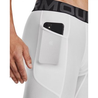 Under Armour HeatGear Shorts heren compressie boxers, wit
