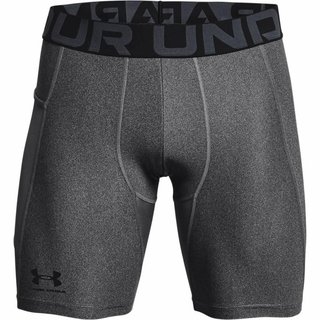 Under Armour HeatGear Shorts heren compressie boxers, carbon heather/black