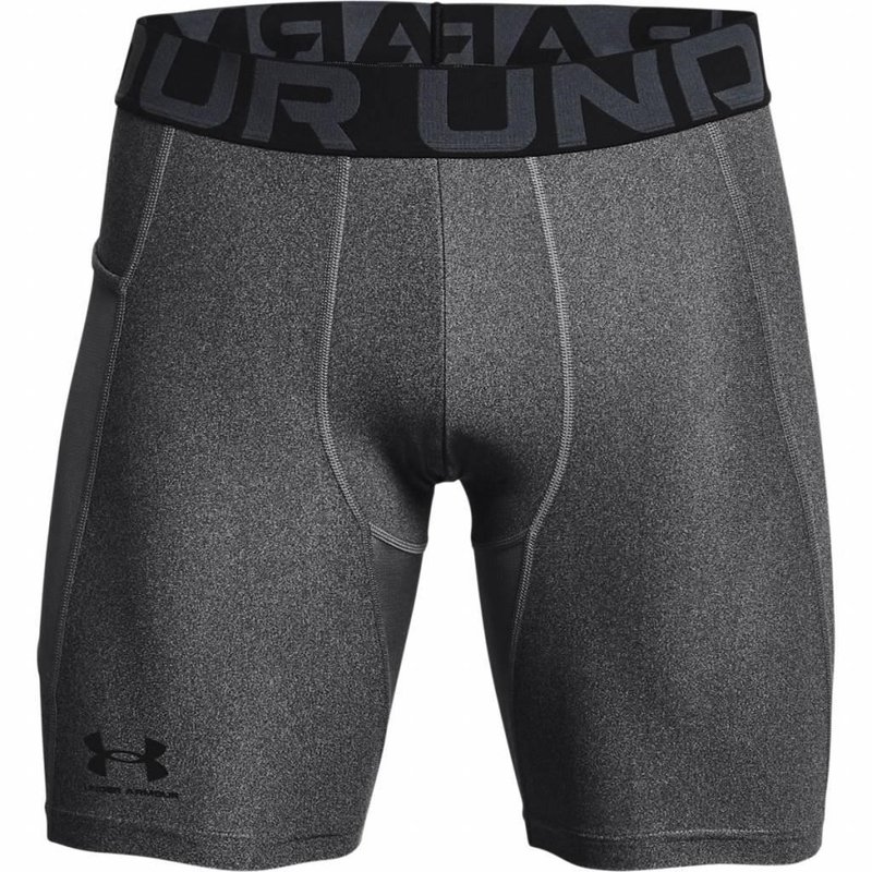 Under Armour HeatGear Shorts heren compressie boxers, carbon heather/black