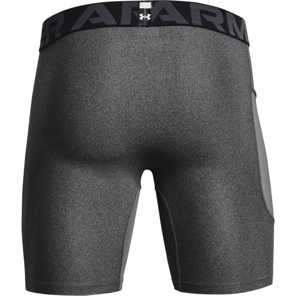 Under Armour HeatGear Shorts heren compressie boxers, carbon heather/black