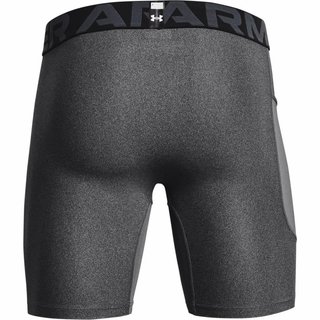 Under Armour HeatGear Shorts heren compressie boxers, carbon heather/black