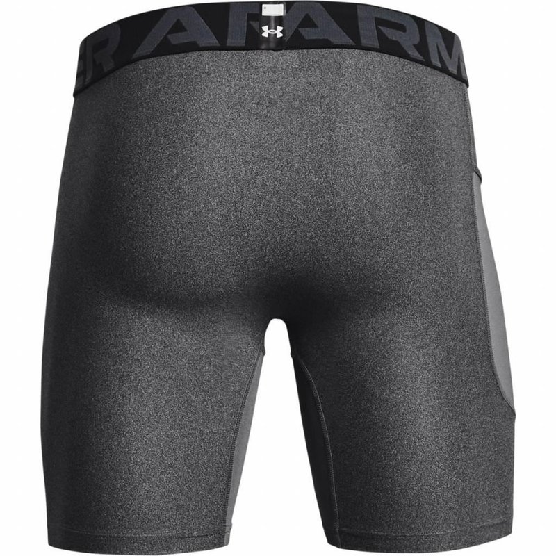 Under Armour HeatGear Shorts heren compressie boxers, carbon heather/black
