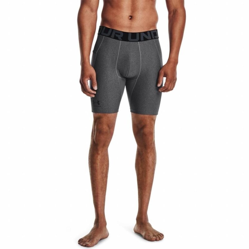 Under Armour HeatGear Shorts heren compressie boxers, carbon heather/black