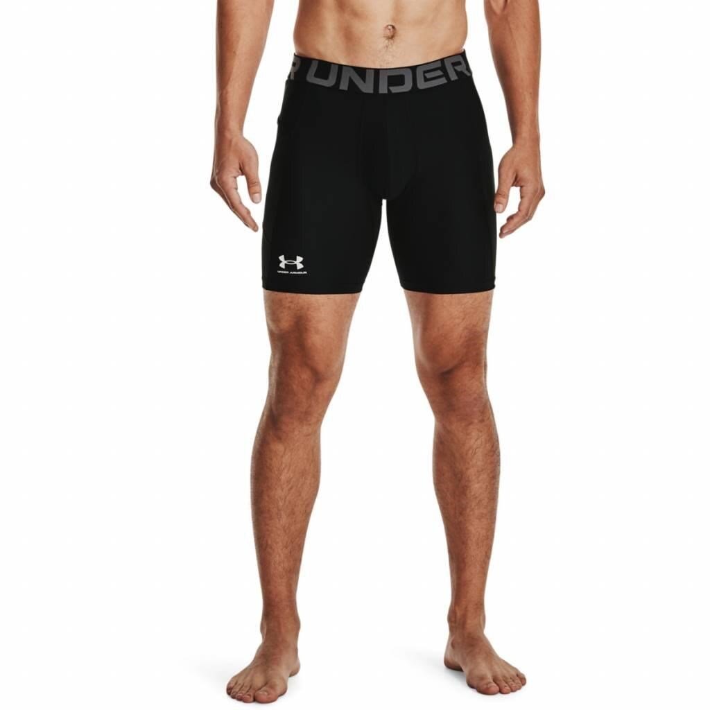 Under Armour HeatGear heren compressie boxershorts, zwart