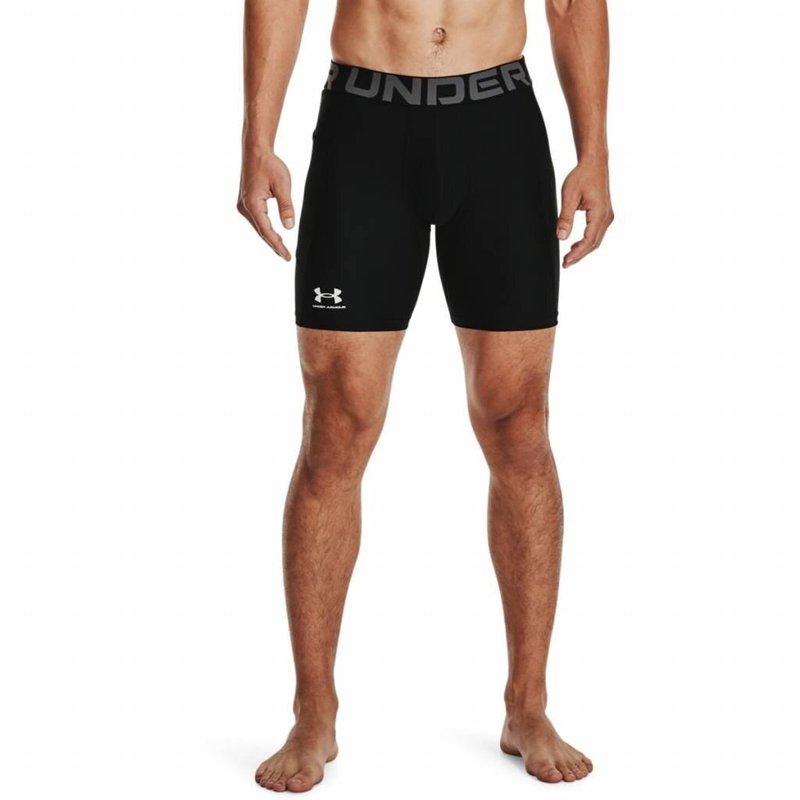 Under Armour HeatGear heren compressie boxershorts, zwart