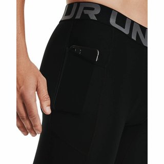 Under Armour HeatGear heren compressie boxershorts, zwart