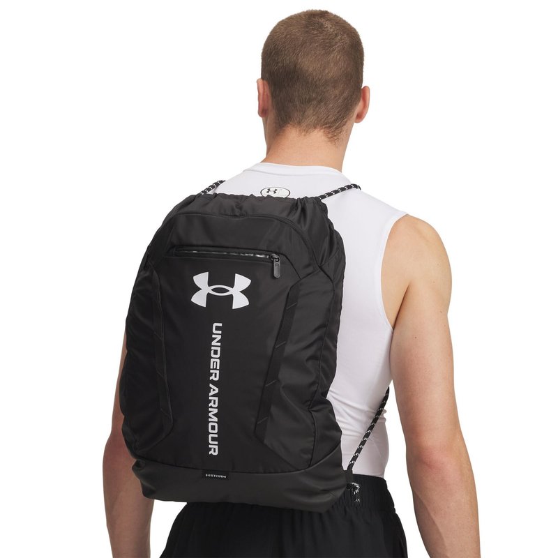 Under Armour Hustle Sackpack rugzak, zwart