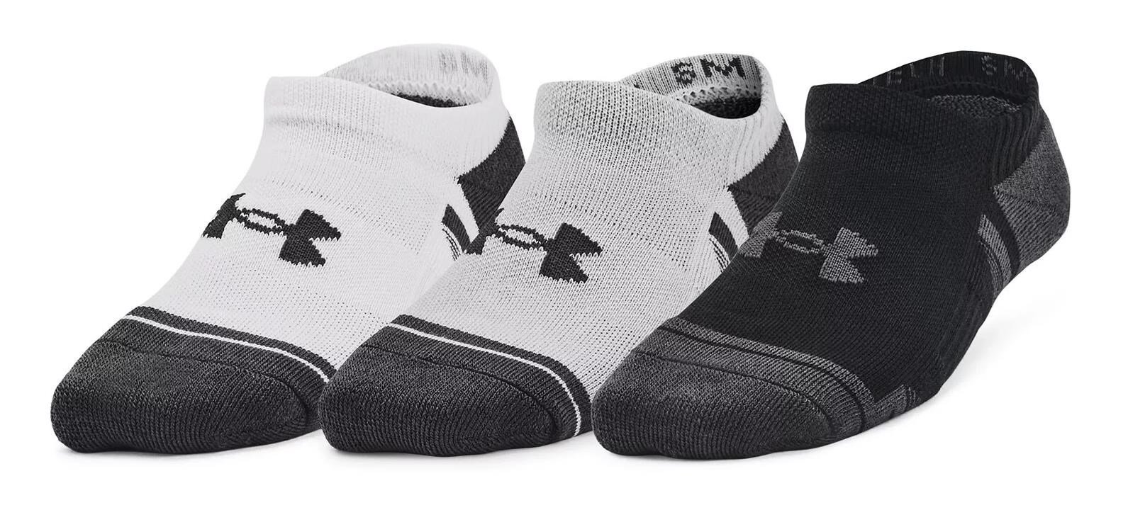 Under Armour Y Performance Tech junior sokken (3 paar), mod gray