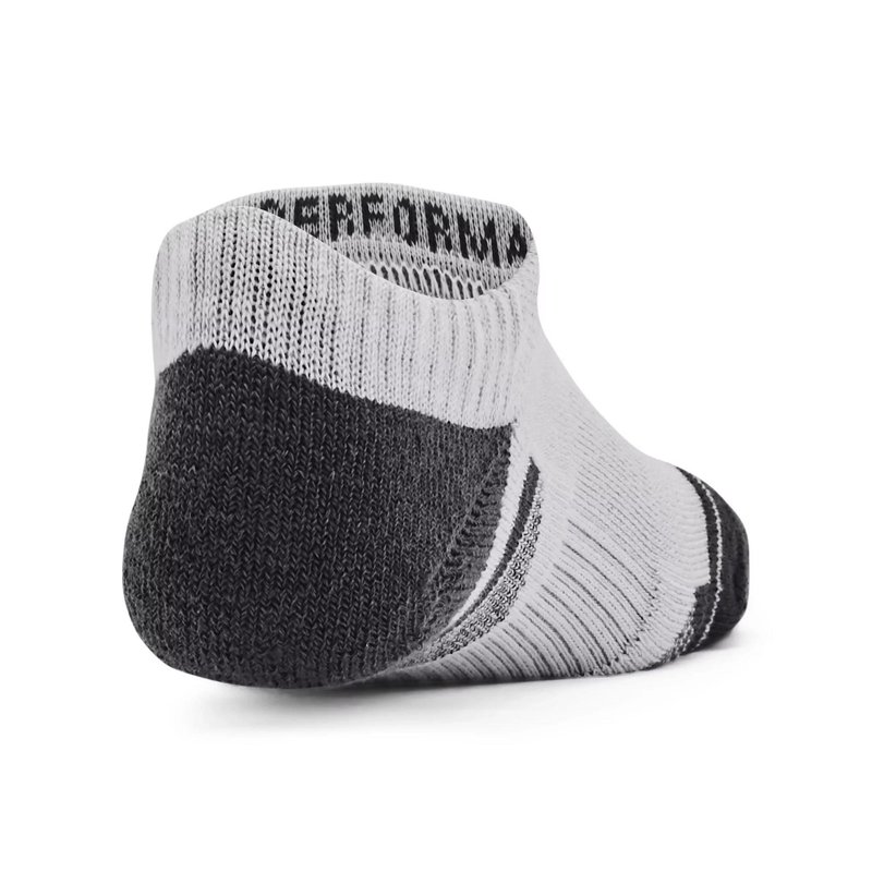 Under Armour Y Performance Tech junior sokken (3 paar), mod gray