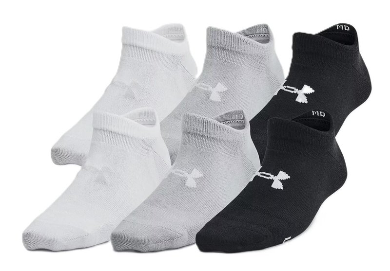 Under Armour Yth Essential No Show junior sokken (6 paar), mix