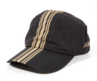 JuCad Soft cap pet, zwart/goud